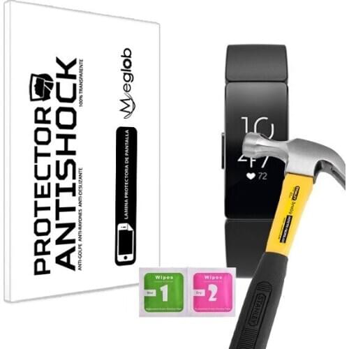 Screen protector Anti-Shock Anti-scratch Anti-Shatter compatible with Fitbit Inspire HR