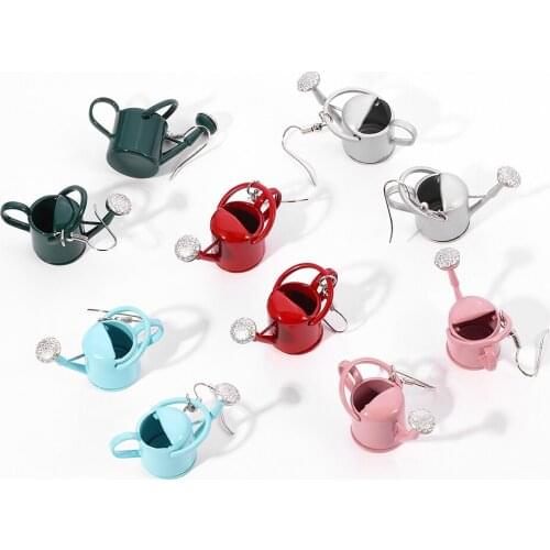 Watering Can Earrings for Women New Design Drop Statement Earrings Brincos Para As Mulheres Orecchini Donna Moda Mujer 2021 Gift