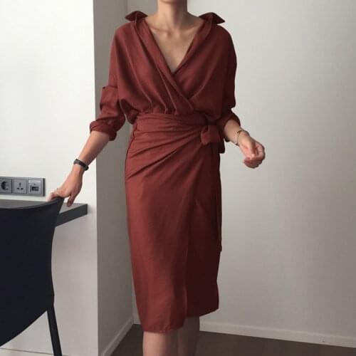 Business dress for women office korean style women clothing female elegant social dress for work new arrival 2019 FF1376