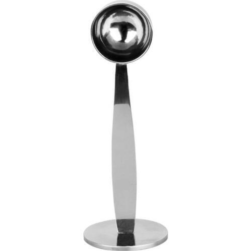 1Pc Espresso Stand Coffee Measure Tamper Spoon Stainless Steel Coffee & Tea Tools Tampers Coffeeware