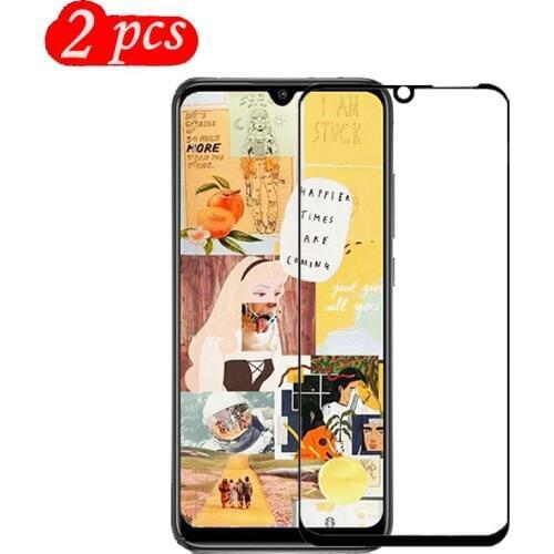 2 Packs Full cover Tempered Glass for Xiaomi mi CC9 CC 9 Screen Protector 9H on Phone Protective Glass Film for Xiaomi mi CC9e