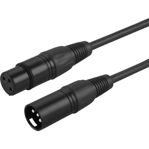 XLR Male to Female 3PIN Balanced Professional Microphone Cable for Recording Applications,Mixers,Speaker Systems,DMX Lights