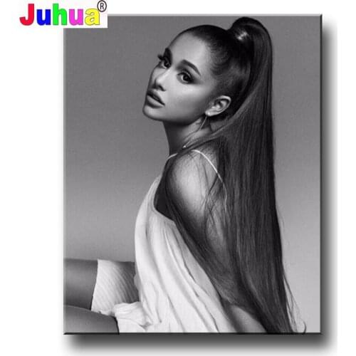 Full Drill Diamond 5D Diamond Painting Photo Custom Diamond Embroidery Ariana Grande Poster Painting Rhinestone Home Decoration