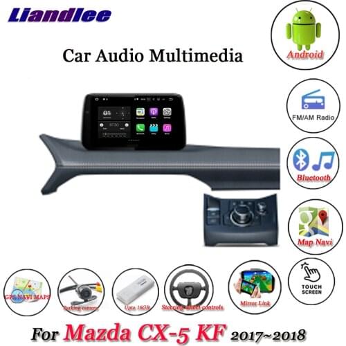 Car Radio Android GPS Navigation Multimedia System For Mazda CX-5 KF 2017 2018 HD Screen Dispaly TV DVR Driving Video Recorder