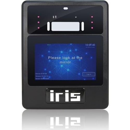 Biometric Device Iris Recognition Reader Network Door Access Control System Night VISION Touch Screen Time & Attendance