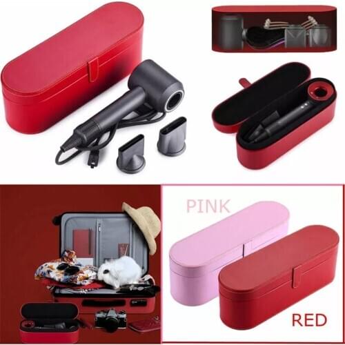 Dyson Hair Case Storage Leather Cover Organiser Box For Dryer Supersonic Home Hard Magnetic Flip Anti-scratch Travel Gift Box