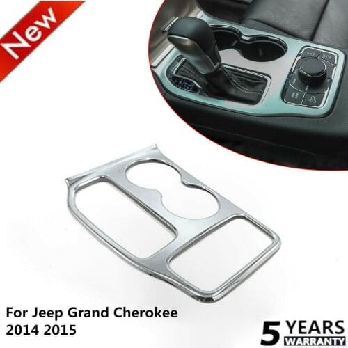Car Gear Shift Panel Decorative Cover Trim Fit ForJee Grand Cherokee 2016-2019