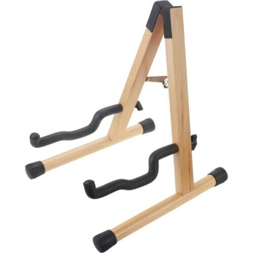 Wooden Guitar Stand Acoustic Folding Electric Guitar Stand Floor Instrument Holder For Musical Instrument Stand
