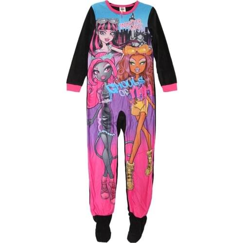 Kids big girl Pajamas For Girls 6-16 Years Cartoon cosplay Children Sleepwear Cute Hooded Pijamas