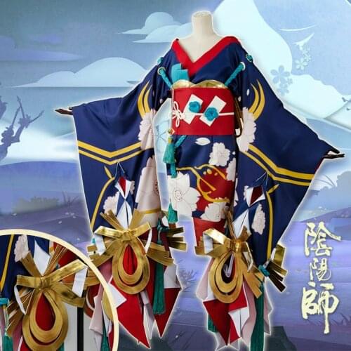 Cos Onmyoji Cosplay Costume Inyodo Beautiful Skin Sakura The Way of Yin and Yang Kimono