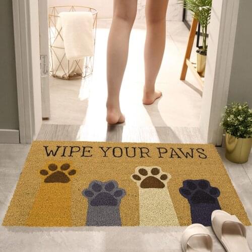 40*60CM Cat Paw Bath Toilet Mat Bathroom RugsArea Rugs Carpet Doormat Floor Mat Absorbent Mats Foot Pad Rug