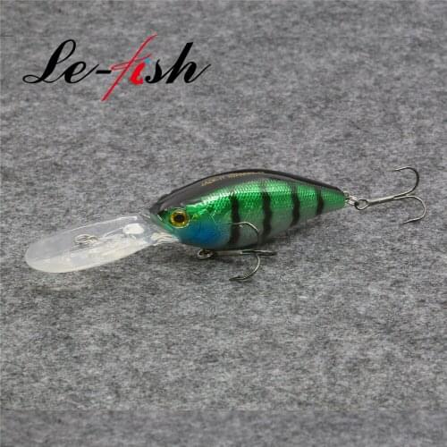 Le fish 80mm 26g Long Lips Crankbait Fishing Lure Fishing Wobblers Tackle Japan Artificial Hard Bait Bass Pesca
