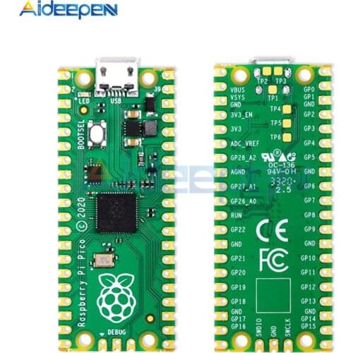 Microcontroller Development Board,Dual-core ARM Cortex M0+ processor,133 MHz Operating Frequency for Raspberry pi pico
