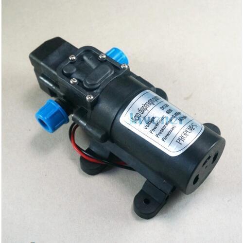DC 24V 60W Diaphragm Water Pump Self-priming Booster Pump with Pressure Automatic Switch Flow 300L/H for Garden sprinklers