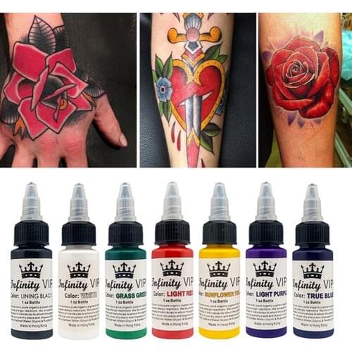 30ml Natural Plant Tattoo Ink Pigment For Semi-permanent Body Eyebrow Paint Tattoo Supplies Eyeliner Lip Non-toxic Makeup A Q3I0