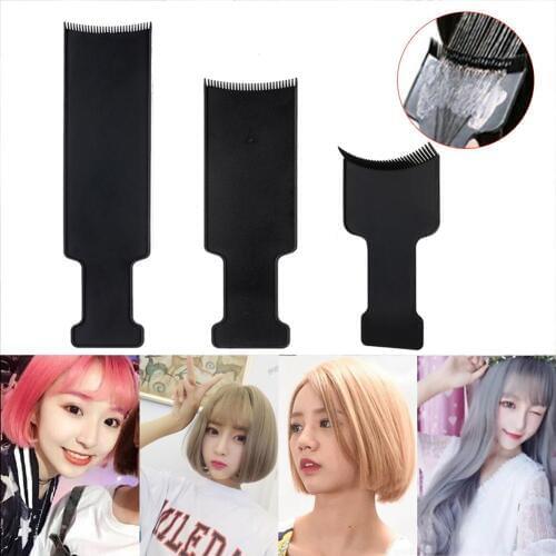 Hair Salon Plastic Hair Dyeing Comb 27cm Coloring Brush Dye DIY Tint Long Board Plate For Barber Design Styling Accessory Tools