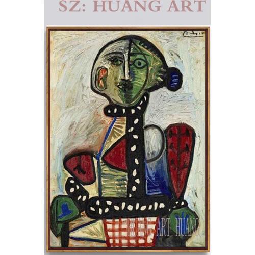 Character original Spanish artist Picasso oil painting high quality decorative lobby sofa porch aisle hotel bedroom