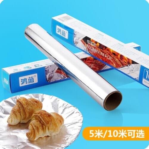 BBQ Accessories Aluminum Foil Paper Thickening Barbecue Aluminum Foil Paper 5M/10M Food Aluminum Foil Paper