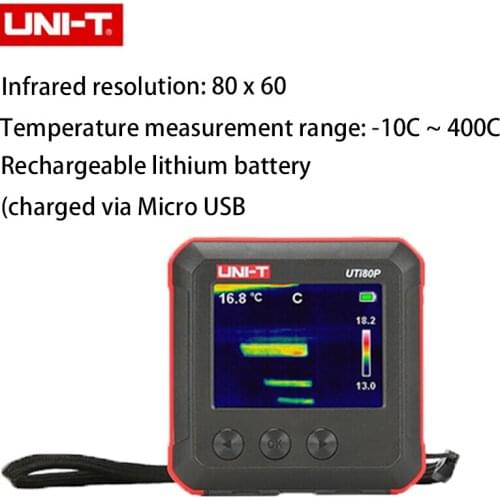 UNI-T UTi80P Infrared Thermal Imager Portable High-resolution Mulitiple Palettes Quickly Identify The Hot Spot Location
