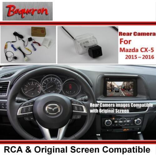 Back Up Reverse Camera For Mazda CX-5 CX 5 CX5 2015 2016 2017 RCA & Original Screen Display Compatible Rear View Parking Camera