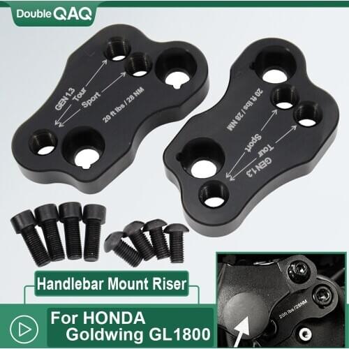 For HONDA Goldwing GL1800 2018 2019 2020 Motorcycle Handle Bar Clamp Raised Extend Handlebar Mount Riser