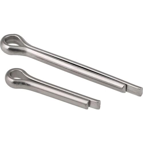 10/50Pcs Split Cotter Split-Pins Pins Stainless Steel A2 Retaining Sizes M1 M1.5 M2 M2.5
