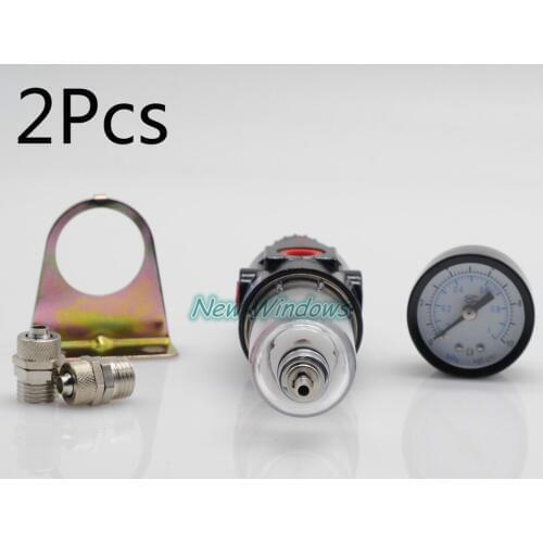Dental Pressure Relief Valve Manometer Filter Damping Meter for dental chair 2Pcs
