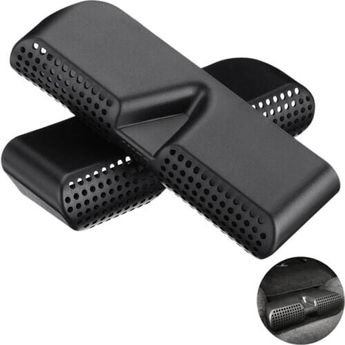 2Pcs Car Seat Air Conditioning Vent Dust Net Frame Cover for BMW X3 X4 2011 2012 2013 2014 2015 2016 2017