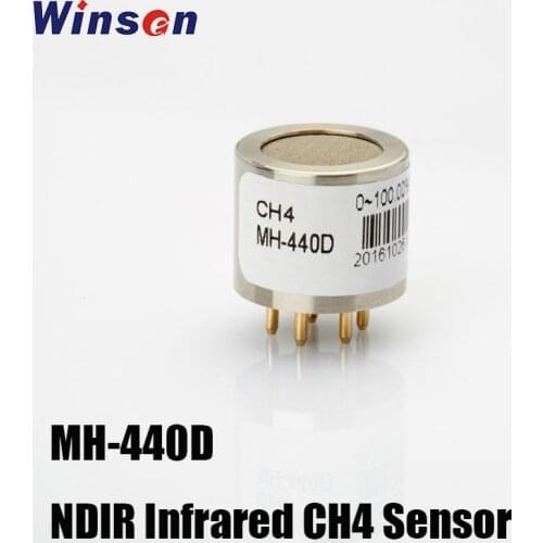 2pcs Winsen MH-440D NDIR Infrared CH4 Sensor UART, Analog Voltage Signal Temperature Compensation, Excellent Linear Output