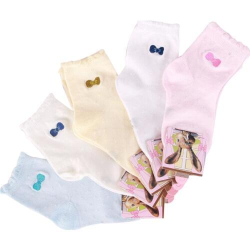 2016 Spring / summer / autumn fashion cartoon cute cotton flanging girls socks 1-9 year children socks