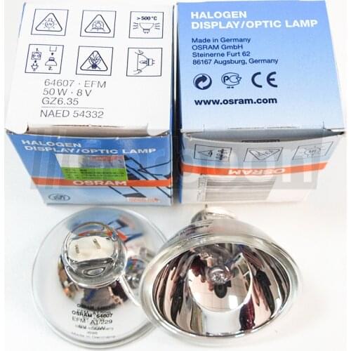 64607 EFM 80W 8V GZ6.35 NAED 54332 Halogen Display/Optic Lamp for Enzyme-Labeled Instrument Lamp Bulb and Optical Instrument