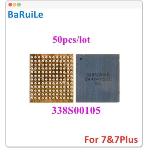 BaRuiLe 50pcs NEW For iPhone 6S 7 Plus Repair U3101 U3500 Main Audio IC Replacement 338S00105 BGA Chip Fix Parts