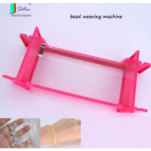 Baby Diy Crafts Bracelets,Earrings Tool Machine Simple Plastic DIY Beads Loom Machine A0142L