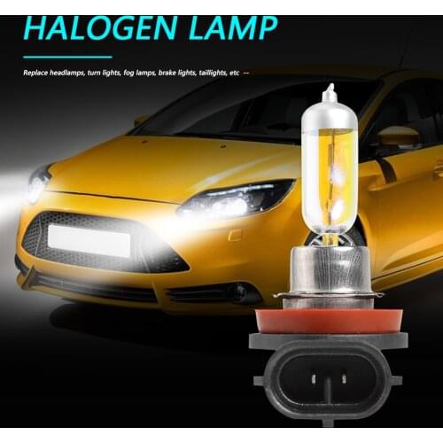 Headlights Car Light Source Parking 1x H11 3000K Halogen Bulb Car Headlight Headlamp Fog Lamp Bulb Auto Light Source