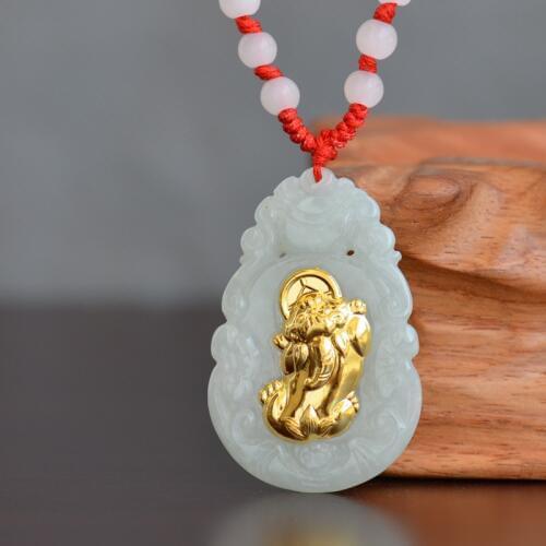 Good Quality Real Nature Jade Pendant For Men Women Lovers Couple Family Jewelry Best Gift Jade Necklace Pendants