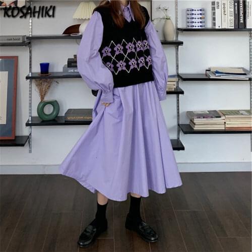 KOSAHIKI Fashionable Knitted Dresses