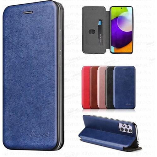 Leather Magnetic Flip Case For Samsung Galaxy A52 A72 A22 A42 A32 A12 A02S A21S Sumsung A 52 72 22 32 Stand Wallet Cover Fundas