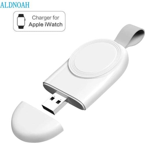 Mini Portable Wireless Charger for Apple iWatch 1 2 3 4 5 Dock Adapter Fast Charging Charger Smart Watch Wireless Charging Base