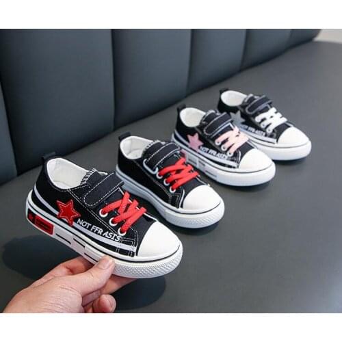 New Classic Children Canvas Shoes Girls Boys Kids Sneakers Tendon Casual Baby Running Shoes Solid Color Child Sport Shoes DWE210