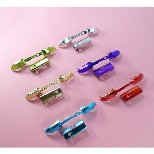 Electroplating Handle Button Kits Replacement LB RB Front Bumper Buttons Set for Xbox Series X S Game Controller Accessories