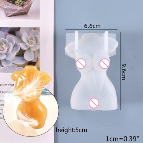 Art Body Candle Epoxy Resin Mold Human Aromatherapy Plaster Wax Silicone Mould