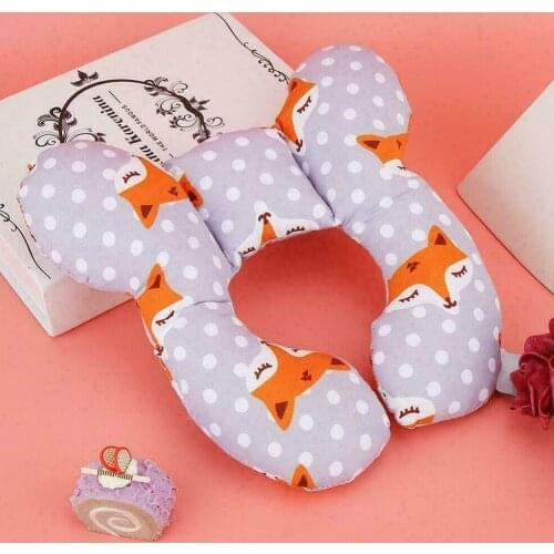 Baby Crib Child U-shaped Pillow Travel Car Seats Neck Stereotype Pillow Protector Stroller Protector Neck Y8M1