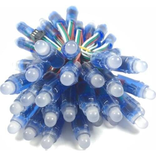 1000pcs 4m/6.5meter DC5V WS2811 Full Color LED Pixel Light Module 12mm 10cm/15cm wires IP68 waterproof RGB Digital led strings