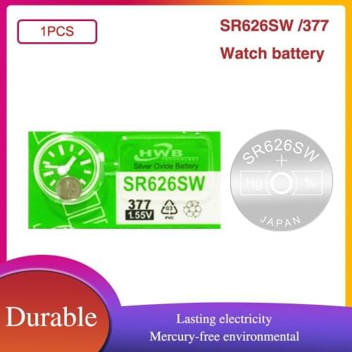 Maxell 100% Original 377 SR626SW SR626 AG4 1.55V Silver Oxide Watch Battery SR626SW 377 Button Coin Cell MADE IN JAPAN