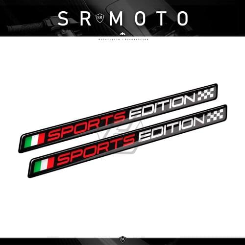 3D Resin Motorcycle Decal Italy Sports Edition Sticker Case for Ducati Monster Aprilia Vespa Decals