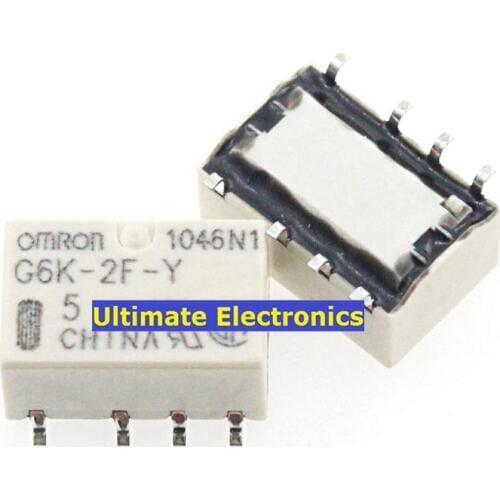 5pcs G6K-2F-Y-5VDC DC5V Patch