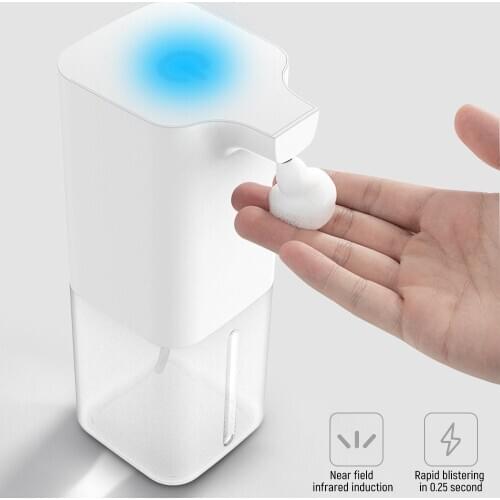 Automatic Induction Foam Soap Dispenser USB Charging 0.25s Intelligent Sensor Liquid Soap Dispenser with Effervescent tablet