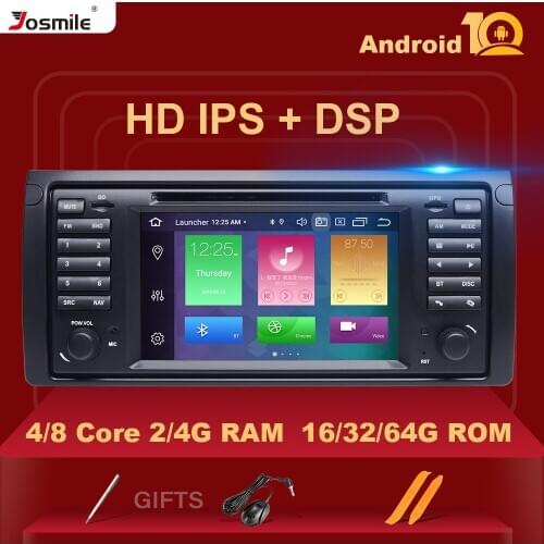 IPS DSP 4GB 2 Din Android 10 Car DVD Multimedia For BMW X5 E53 BMW E39 Radio Stereo 5 Series Video Audio GPS Navigation Carplay