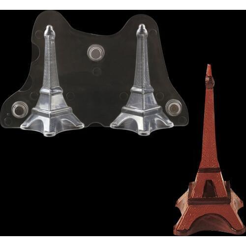 Tower shaped polycarbonate Chocolate Molds plastic egyptian chocolate molds 3D Candy Decorating tools DIY Pastry Tools