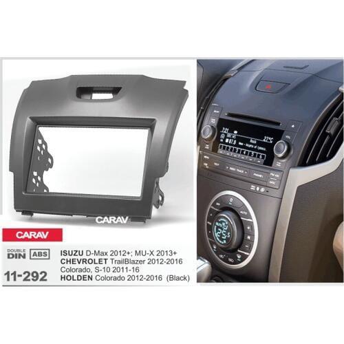 CARAV 11-292 Top Quality Radio Fascia for CHEVROLET / ISUZU D-Max / HOLDEN Stereo Fascia Dash CD Trim Installation Kit